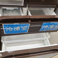 J9945【リユースのサカイ柏店】HITACHI　ヒタチ　６ドア観音開き冷蔵庫　R-XG43J　2019年製 クリーニング済み　参考価格338,800円の画像