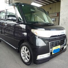 めちゃ綺麗　タントカスタムXリミテッド　人気の黒　車検8年…