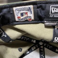 NY ニューヨーク59fiftyキャップ クーパーズタウンコレクションミリタリーの画像