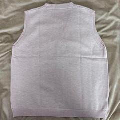 レディース ベスト 薄手 ピンク XL 通学 通勤 制服風 オフィスカジュアルの画像
