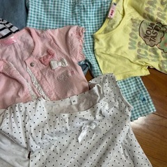 80-100cm　女の子　まとめて大量　子供服　美品 KP プティマイン ミキハウス　gap 福袋　33点　ベビー　キッズ　夏服の画像