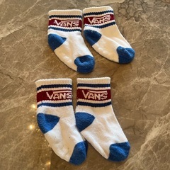vans 靴下　2セット　青9cmの画像