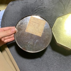 アンティーク　レトロ　缶　モロゾフ　メリーチョコレートの画像