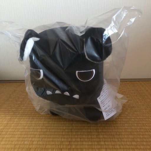 黒デリ丸。ぬいぐるみ
