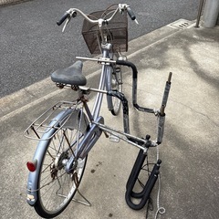 値下げ！ギア付自転車➕ボードキャリア2セットの画像