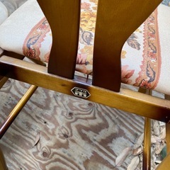 【マツダ】松田家具　ダイニングチェア　3脚セットの画像