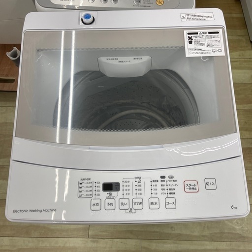 ニトリ 6.0kg全自動洗濯機【リサイクルフカツ岡崎倉庫店】250701NA-33