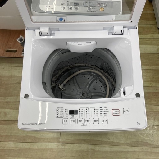 ニトリ 6.0kg全自動洗濯機【リサイクルフカツ岡崎倉庫店】250701NA-33