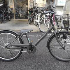 中古子供自転車３６２０　ブリヂストン　ビッケJ２２インチ　ギヤな...