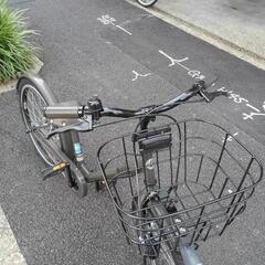 中古子供自転車３６２０　ブリヂストン　ビッケJ２２インチ　ギヤなし　LEDダイナモライト　 身長１１６㎝前後の画像