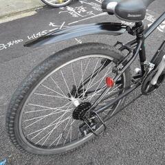 サマーセール！全品1000引き！7/21まで！中古自転車３６２１　ブリヂストン　オルディナM３　TM３３４　２６インチ　３×６段ギヤ　アルミフレーム　フロントサスペンション　ワイヤー錠　ライトは付属していません　フレームサイズ３４０㎜　身長１３７から１５６㎝までの画像