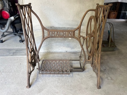 【GO-1036】MACHIN ミシン ガーデニング アンティーク リメイク