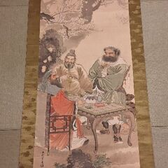 三国志 掛軸 桃園の誓い 蜀漢 劉備・関羽・張飛
