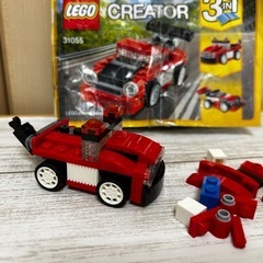 ☆廃盤品☆LEGO レゴクリエイター 31055 赤いレースカー❁¨̮の画像