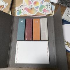 エルメス 付箋付き☆ シール・付箋・ペーパーフレークなど デコレーションセットの画像