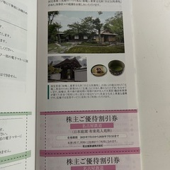 名鉄　株主優待　有楽園割引券