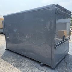 No.928 アルミバン 2t 車 アルミ 箱 バイク 倉庫 トラック コンテナ 米 保管庫 物置 DIYの画像