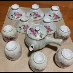 急須3 湯呑み10 マグカップ1 お茶碗5の画像