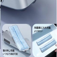 (お話中）ベルト付きファン  ①  グレーの画像
