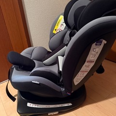 Reecle チャイルドシート 360° 回転式 新生児~12歳頃 (0~36kg) ISOFIX対応 シートベルト固定 (ブラック)の画像