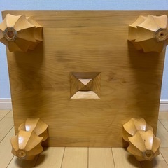 【高級】本榧 脚付き囲碁盤 13cm厚・蛤碁石セット付 桐箱・布付き ⭐︎美品⭐︎の画像