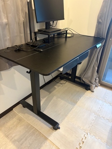 電動昇降デスク FEZIBO（幅120cm）静音＆高さメモリー付き