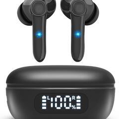 Bluetooth5.4対応 ワイヤレスイヤホン X5 ブラックの画像
