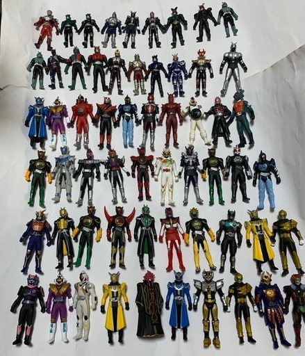 仮面ライダー　スーパー戦隊　ミニソフビ　大量