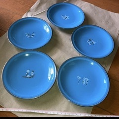 湯呑み1 お皿5マグカップ1カレー皿5の画像