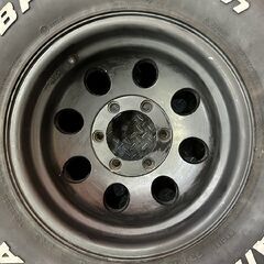 BFグッドリッチ All-Terrain T/A KO 33×12.50R15LT カップスパイクタイヤ ミッキートンプソン 15インチ 8J6HPCD139.7-28 ランクル KTS202の画像