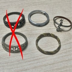 リング3点の画像