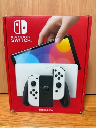 【限定値下げ】128GB-SDカード付き【中古】Nintendo Switch（有機ELモデル） ホワイト