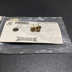 【未使用】ブラックストーンピアスの画像