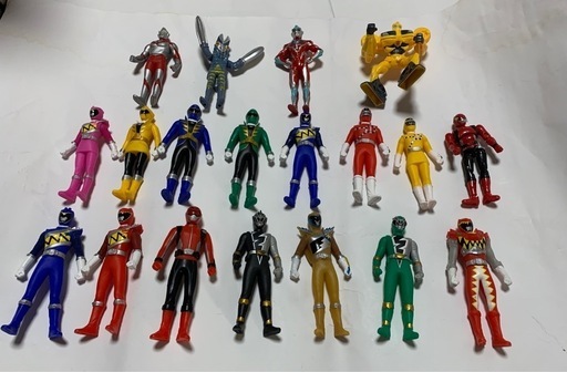 仮面ライダー　スーパー戦隊　ミニソフビ　大量　