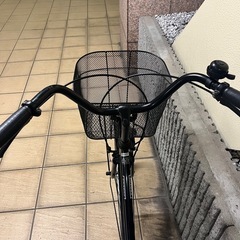 【お譲り先確定済み
】アサヒサイクル Santos 自転車  黒 の画像