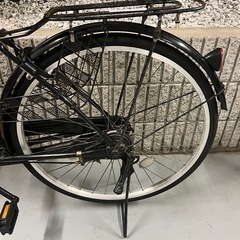 【お譲り先確定済み
】アサヒサイクル Santos 自転車  黒 の画像
