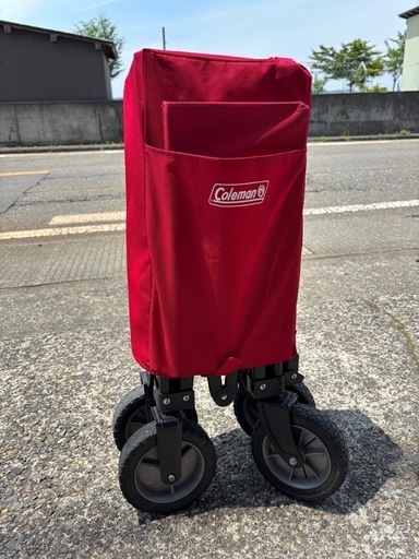 コールマン キャリーワゴン　テーブル　レインカバー　3点セット　キャンプ