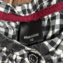 水玉　チェック　子供服　maninaの画像