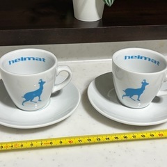 エスプレッソカップ&ソーサー2個セット