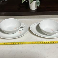 ティーカップ&ソーサー2個セット