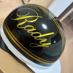カスタム半キャップ　原付　 コルク半　メット　ヘルメット　の画像