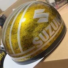 カスタム半キャップ　原付　 コルク半　メット　ヘルメット　の画像