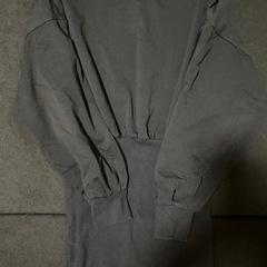 【-55%off】 GYDA ジェイダ ドッキングオフショルスウェットOP ワンピース ミニワンピ  長袖 黒 ブラックの画像