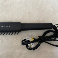 SALONIA サロニア ストレート ヒートブラシ スリム SL-012BKSの画像