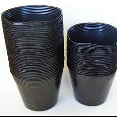 ポリポット黒   中古品　１円／２ポット　6cm   2号  、...