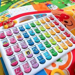 アンパンマン 玩具 ５点セット◆あそんではぐくむプレイマットDX・あいうえお教室・光るくるコロタワー・メロディおさんぽの画像
