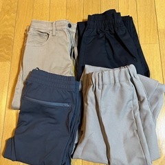 UNIQLO、GU パンツ4点セット