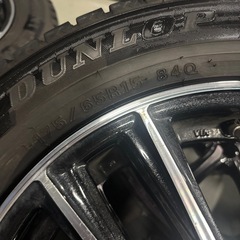 スタッドレス付きホイール15インチ4穴100の画像