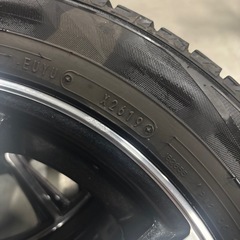 スタッドレス付きホイール15インチ4穴100の画像