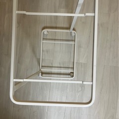 山崎実業 ランドリーワゴン トスカ 2段 ホワイトの画像